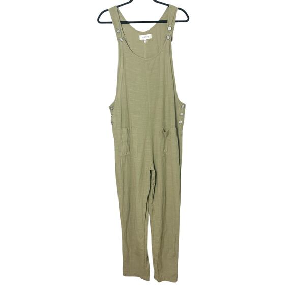 L Space Freya Jumper Relaxed Fit Cotton Jumpsuit Overalls Green Size Medium - Picture 2 of 11